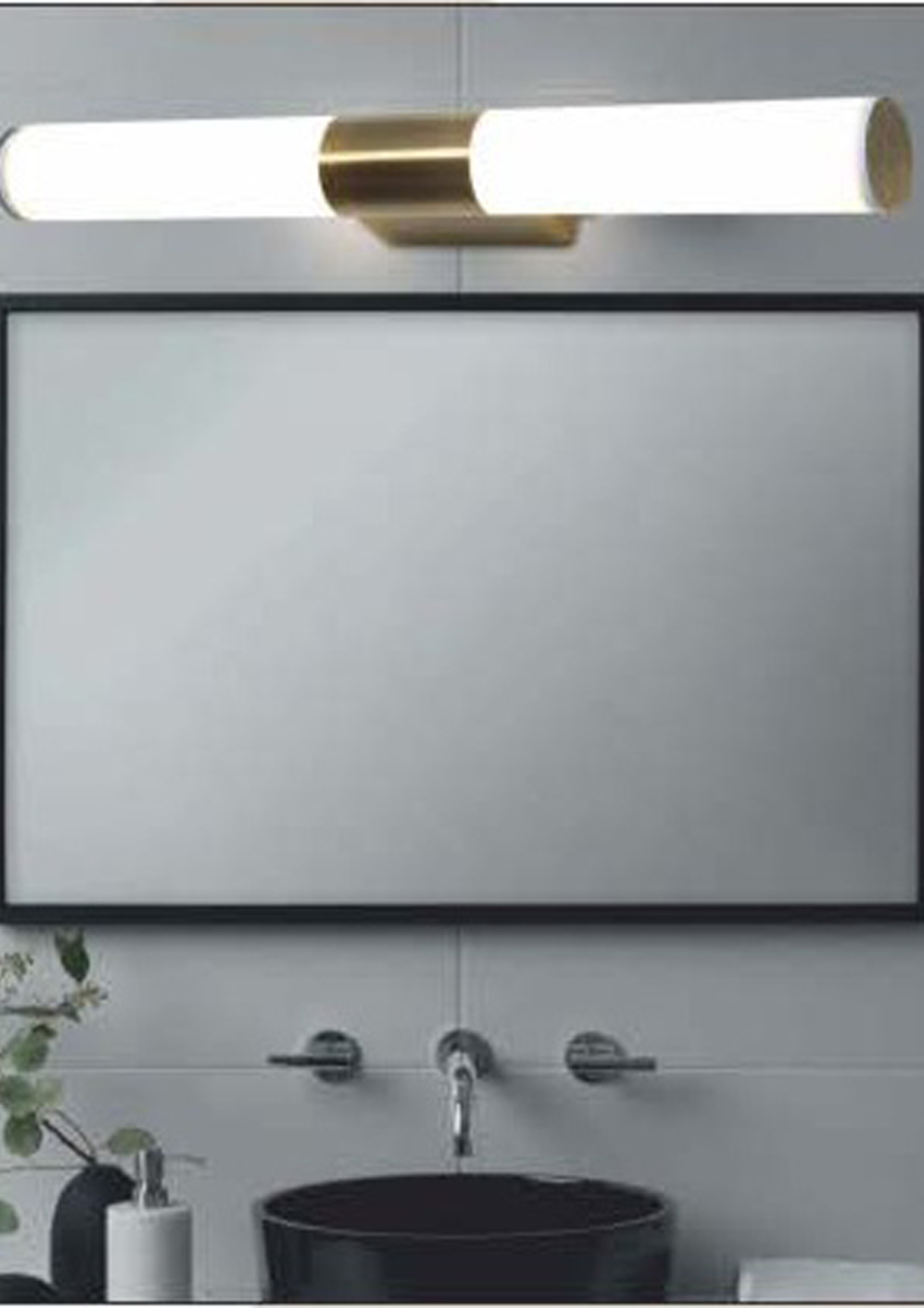 Beyond Lights - Brass Vanity Light- GL